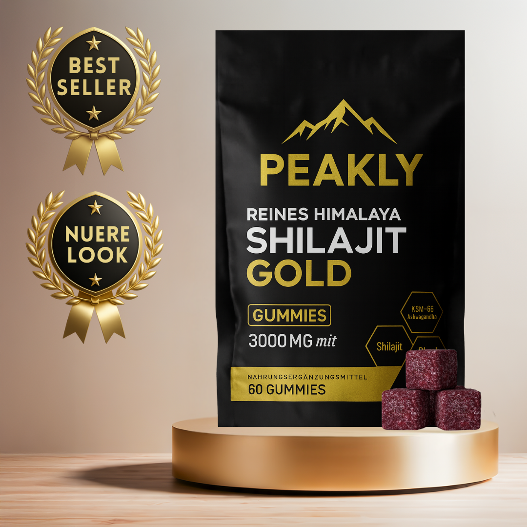 PEAKLY™ Pure Shilajit Gummibärchen